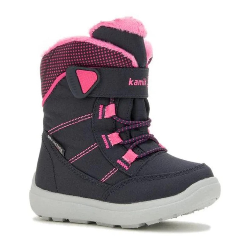 Kamik Kids Stance 2 Winter Boots in Navy and Pink